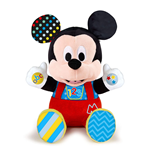 Clementoni- Disney Baby Mickey Gioca e Impara, Peluche parlante