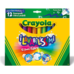 Crayola I Lavabilissimi Pennarelli Ultra-Lavabili, Punta Maxi